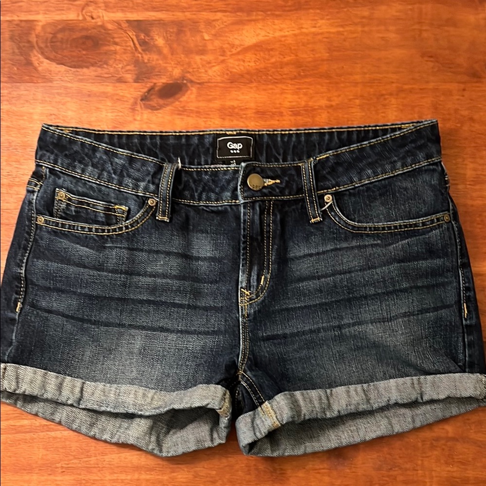 GAP Women's Denim Shorts - Dark Wash